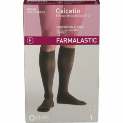 Farmalastic Calcetin Fuerte Negro T-Grande