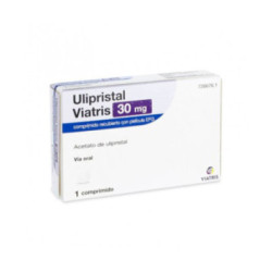 Ulipristal viatris efg 30 mg 1 comprimido recubierto