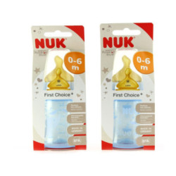 Biberon Pp Latex Nuk 1 M 150 Cc Blue
